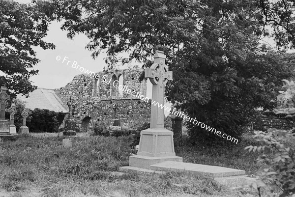 STRAIDE ABBEY WITH MICHAEL DAVITTS GRAVE (DIED 20.5.09)